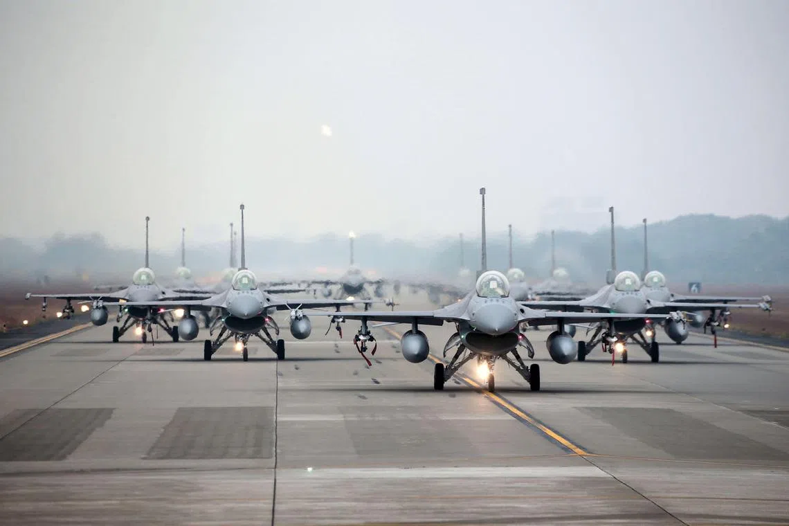 The batch of F-16Vs are to be delivered in the third quarter of 2024 instead of the fourth quarter of 2023.