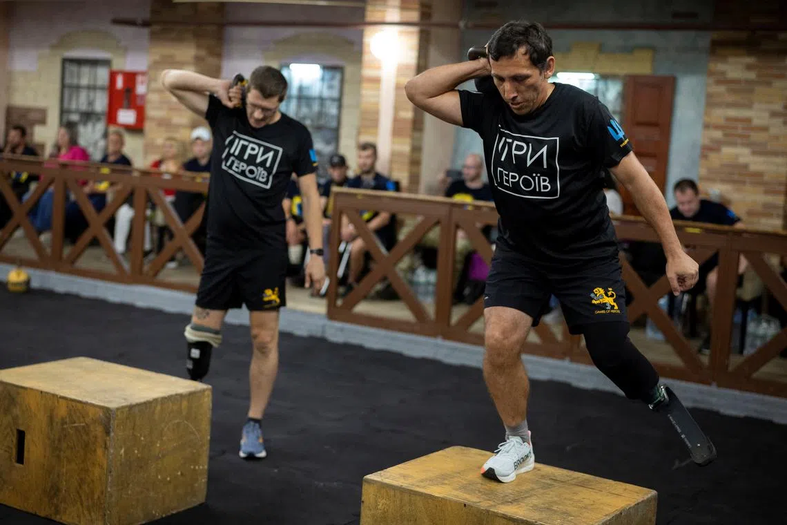 As Harry visits Ukraine, combat amputees use sport to aid rehabilitation