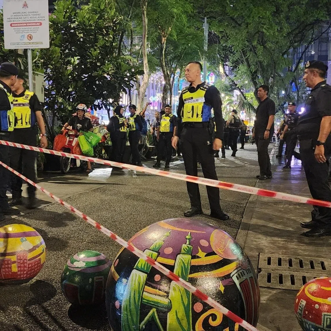 The police blocked a rally planned on Feb 7 against "illegal" houses of worship because of security reasons.