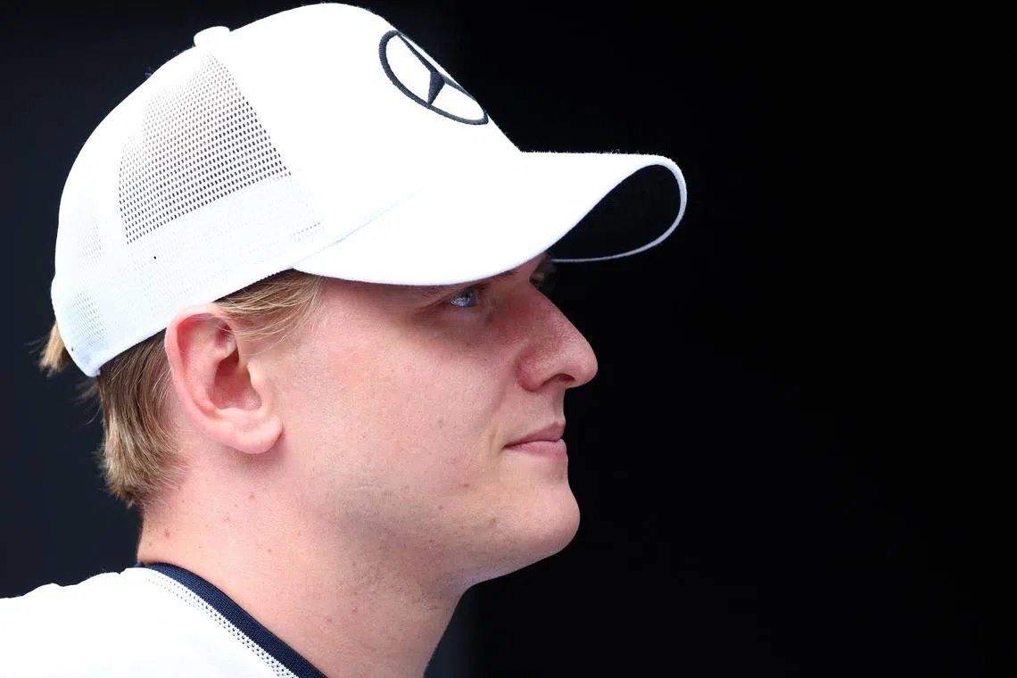 Formula One F1 - Austrian Grand Prix - Red Bull Ring, Spielberg, Austria - June 27, 2024 Mercedes reserve driver Mick Schumacher ahead of the Austrian Grand Prix REUTERS/Florion Goga/ File Photo