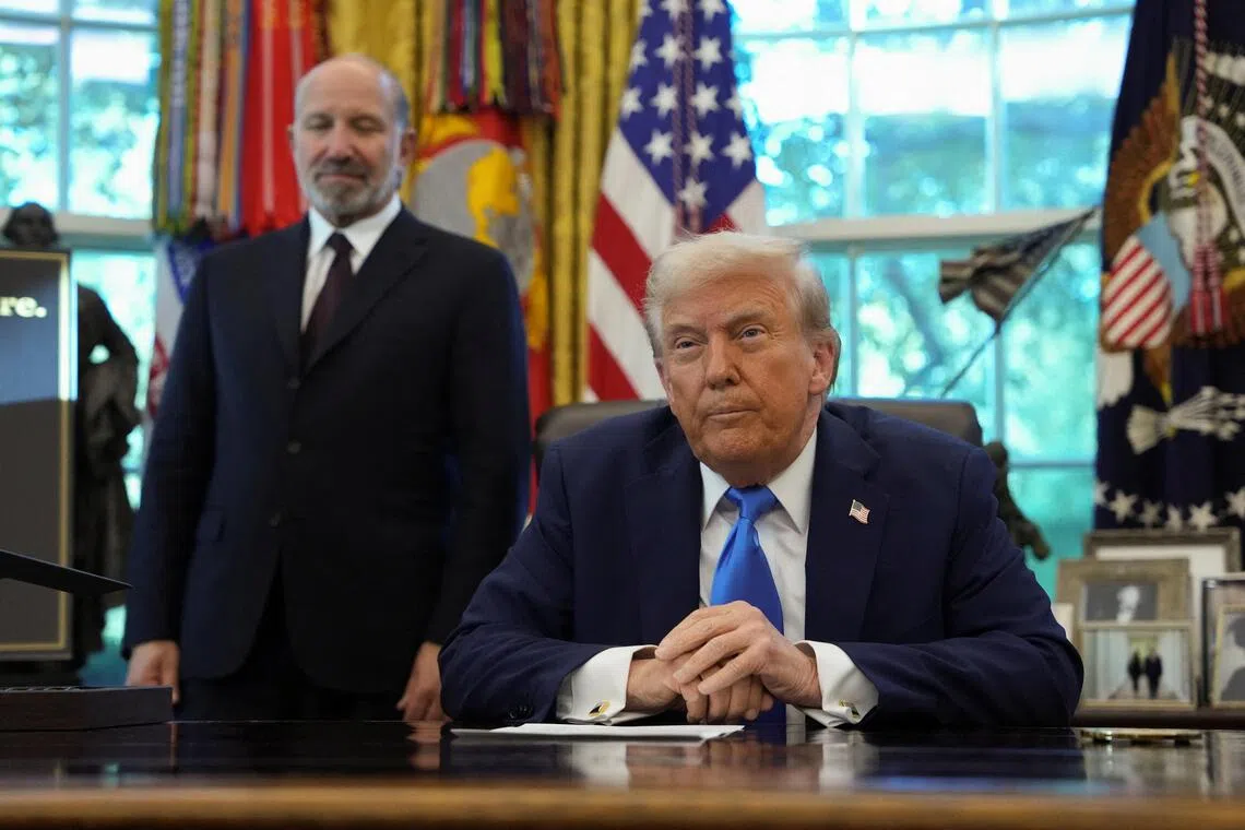 US President Donald Trump is expected to sign a proclamation as early as Sept 19 restricting entry under the H-1B visa programme unless the application fee is paid.