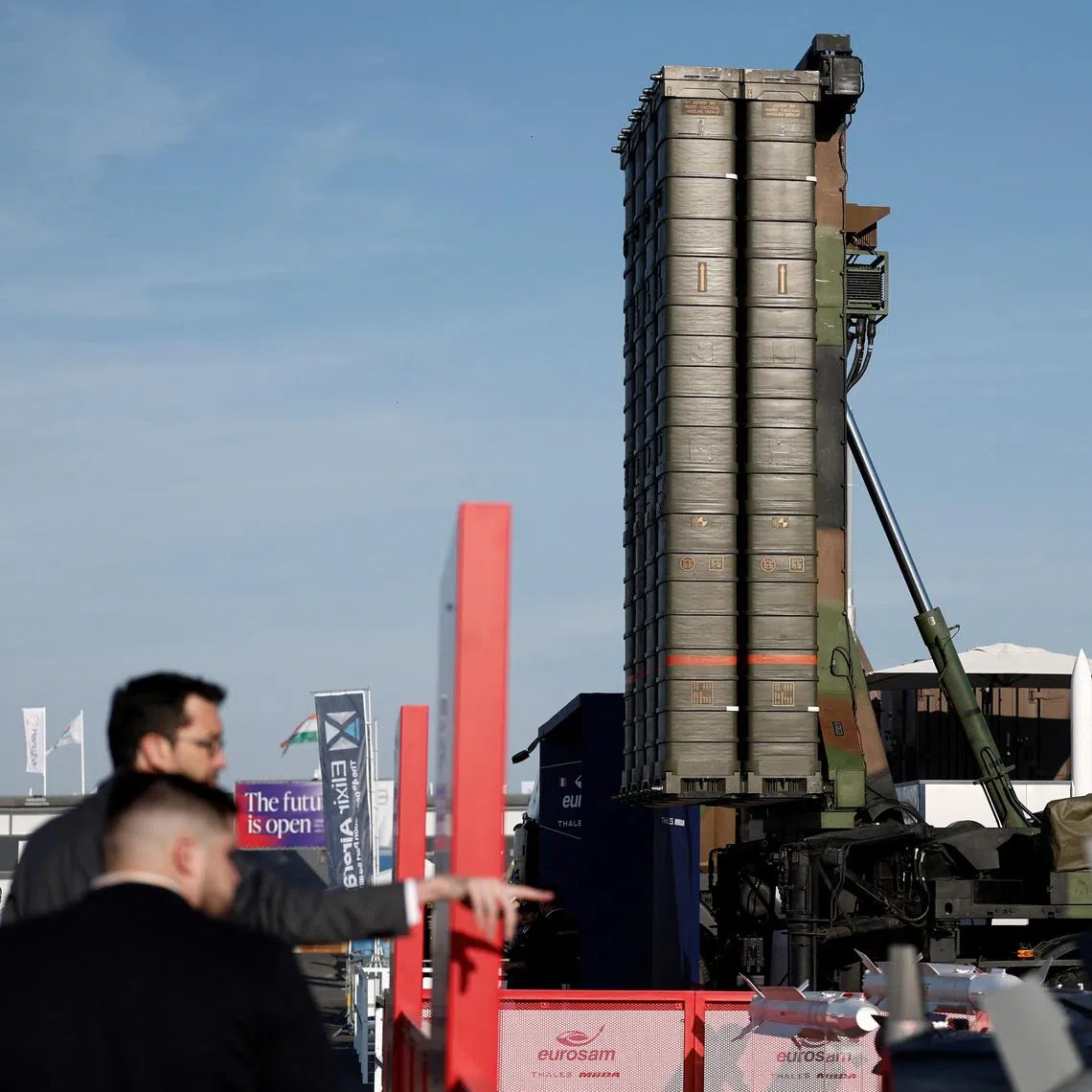 The Eurosam SAMP/T vertical launcher is displayed at the 55th International Paris Airshow at Le Bourget Airport near Paris, France, June 18, 2025. REUTERS/Benoit Tessier