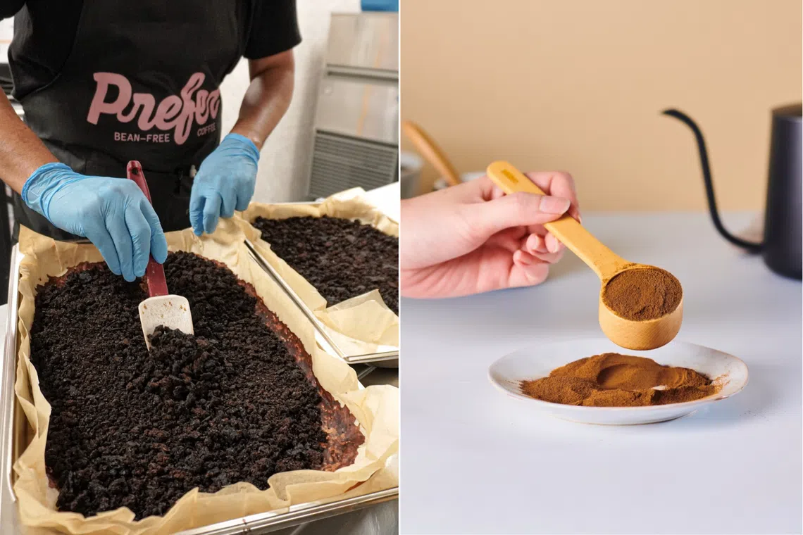 prefer powders being made from upcycled ingredients, a lower-emissions alternative to conventional coffee for brands that supports sustainability in the supply chain