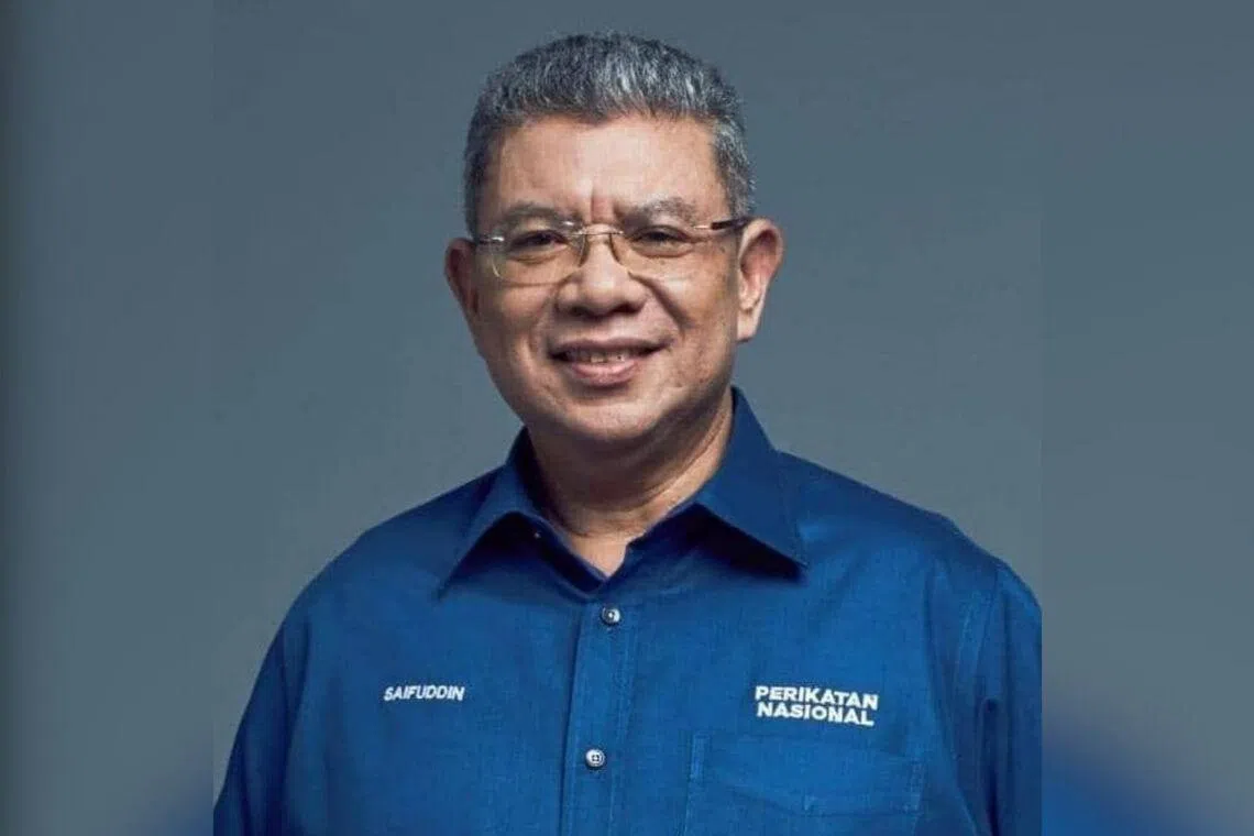 Malaysian opposition party Bersatu sacks Saifuddin Abdullah, one of its top leaders