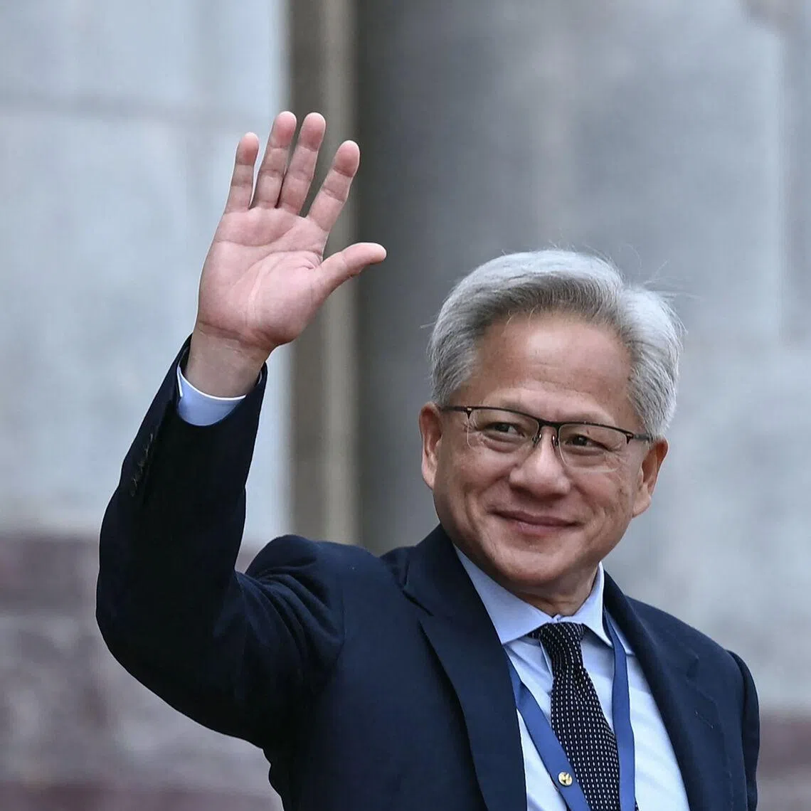 Nvidia’s chief executive officer Jensen Huang was a last-minute addition to the delegation of American business leaders for Mr Trump’s high-stakes meetings in Beijing.