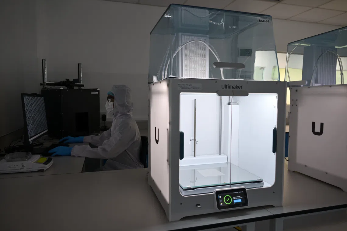 Bioactivx’s clean room where Bioactiv Matrix, a fully synthetic skin substitute for second degree burns and deep abrasion wounds is produced.
