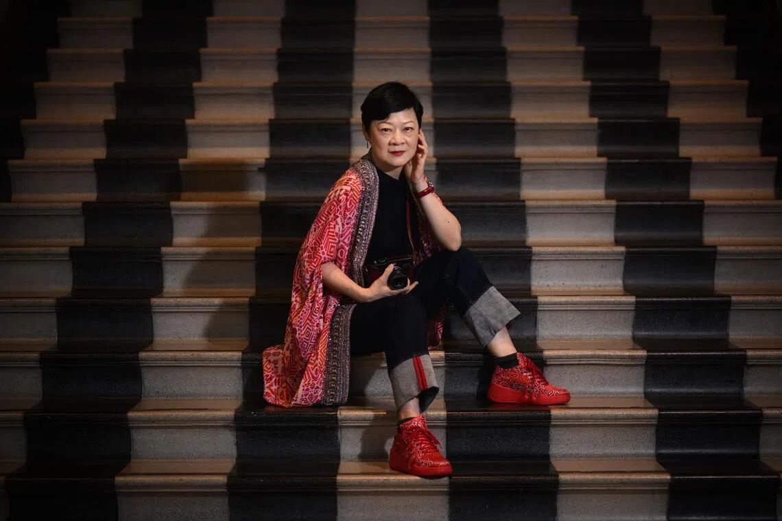 Dr Chua Yang, a photographer and the daughter of artist Chua Mia Tee, at the National Gallery on March 4, 2026.
