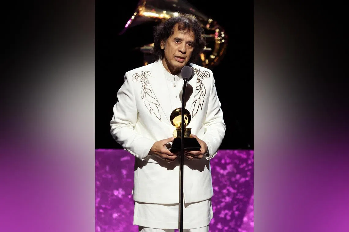 Zakir Hussain died of idiopathic pulmonary fibrosis, a chronic lung disease, in San Francisco, where he lived.