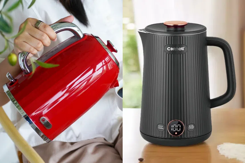Best electric kettles to buy in Singapore for $100 or less, from top brands including Odette and Cornell