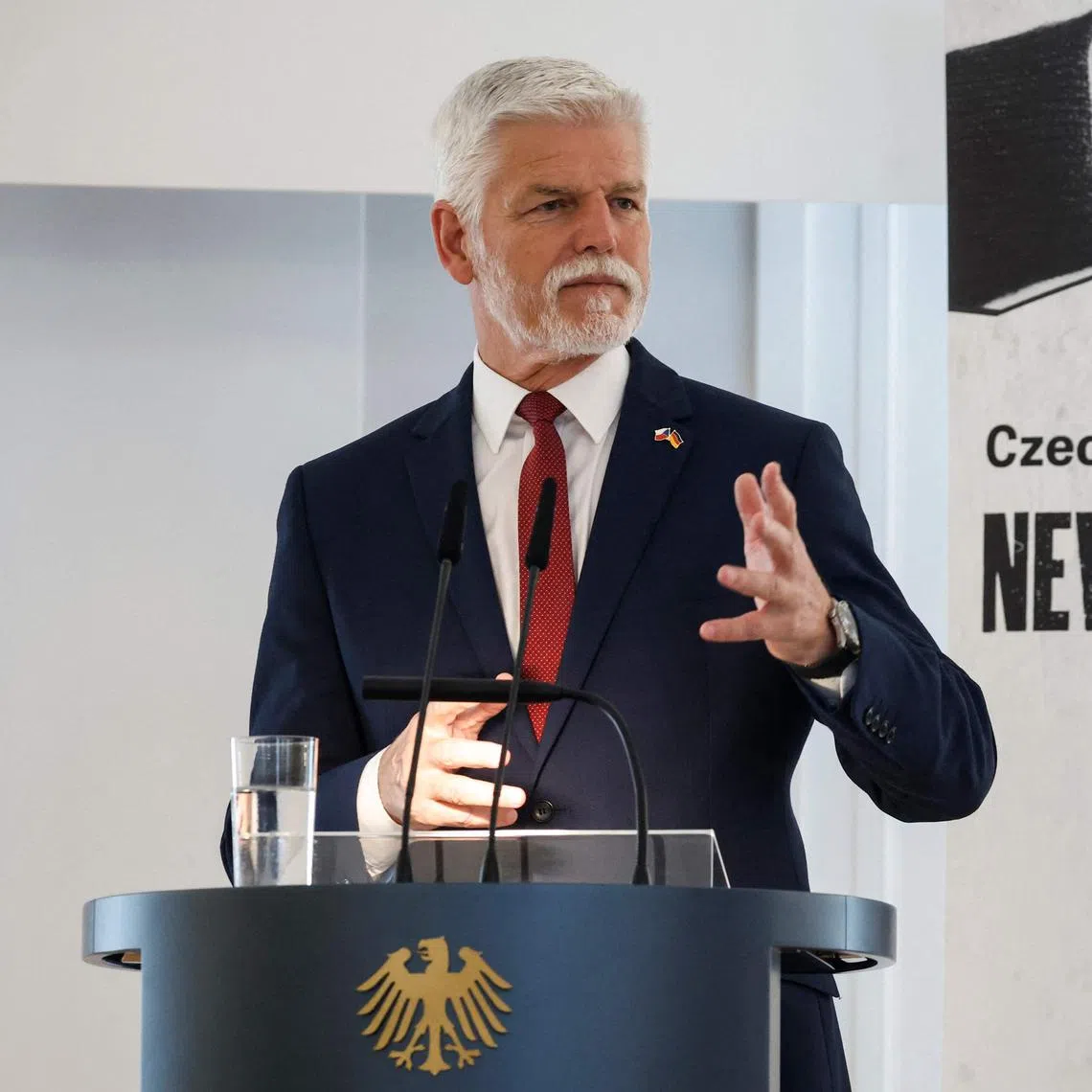 The Czech government said Mr Pavel’s meeting with the Dalai Lama had been private, and called on China to treat it as such.