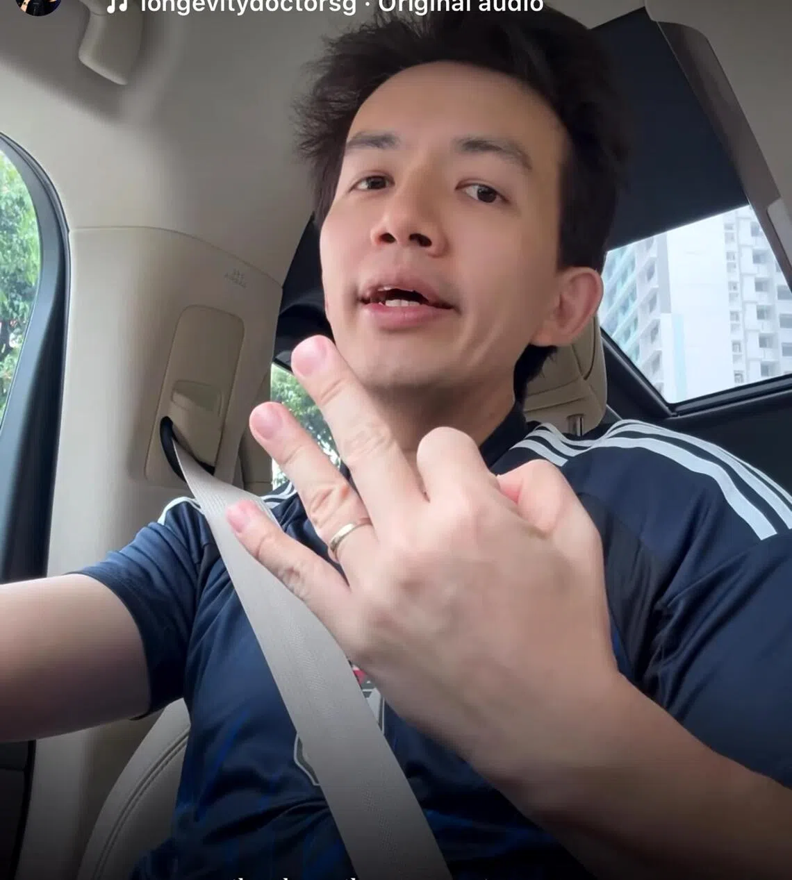 wdoctor29 - Dr Isaac Wong sharing health tips through a video filmed while he was driving

Credit: SCREENGRAB FROM THE ARTISAN GROUP'S INSTAGRAM ACCOUNT