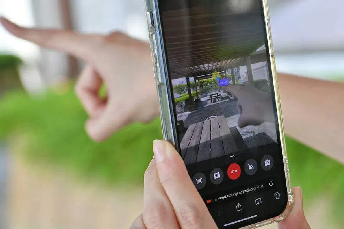 Public can live-stream emergencies to police and SCDF using link to new ...