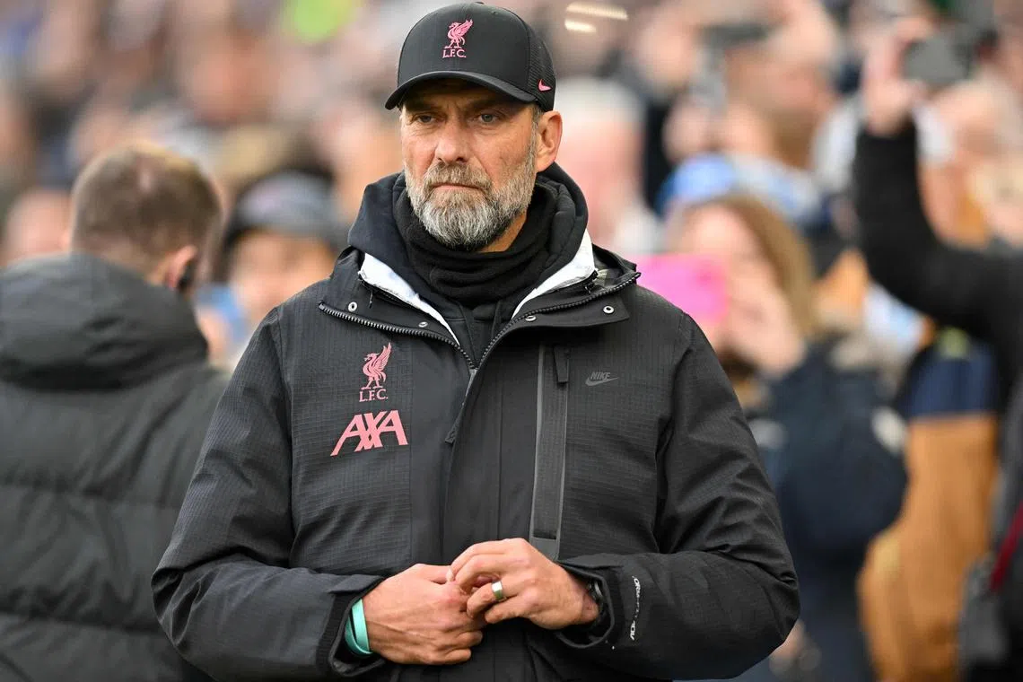 Liverpool manager Jurgen Klopp said Saturday's Premier League loss to Brighton was the worst performance of his time in charge of the Reds. 