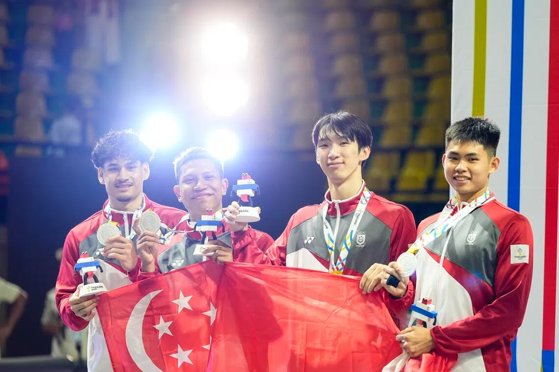 Singapore's men's 3x3 basketball team clinched a historic SEA Games silver medal at the 2025 Games in Thailand.