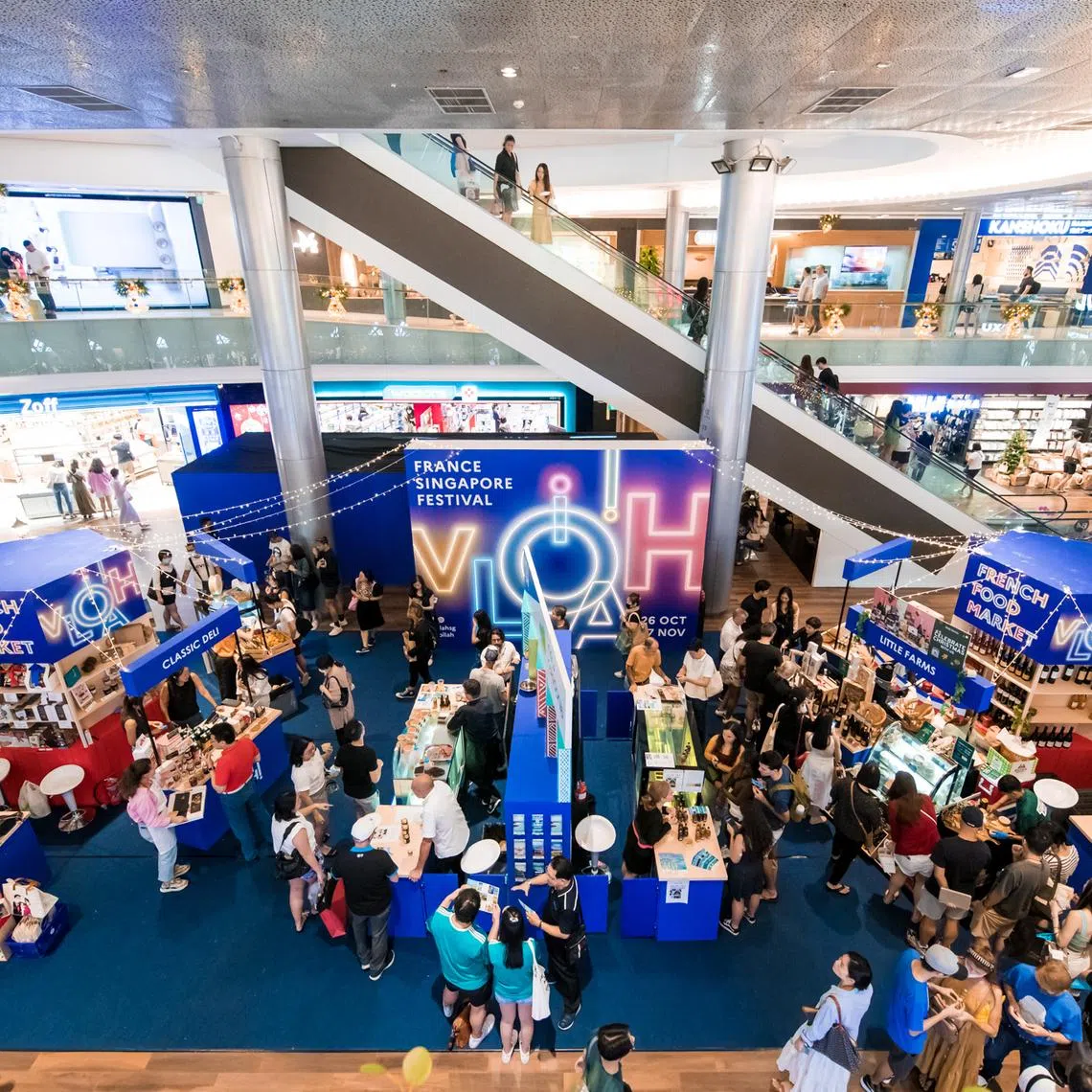 vOilah! has a French food market at VivoCity as part of its continued partnership with Mapletree.