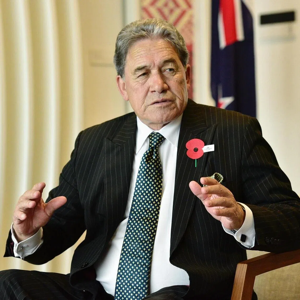 New Zealand's Minister of Foreign Affairs Winston Peters quoted fictional character Ali G during his opening address at a parliamentary hearing.