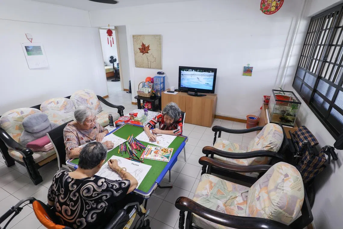 Red Crowns Senior Living where four elderly with similar interests and two caregivers co-share a flat.