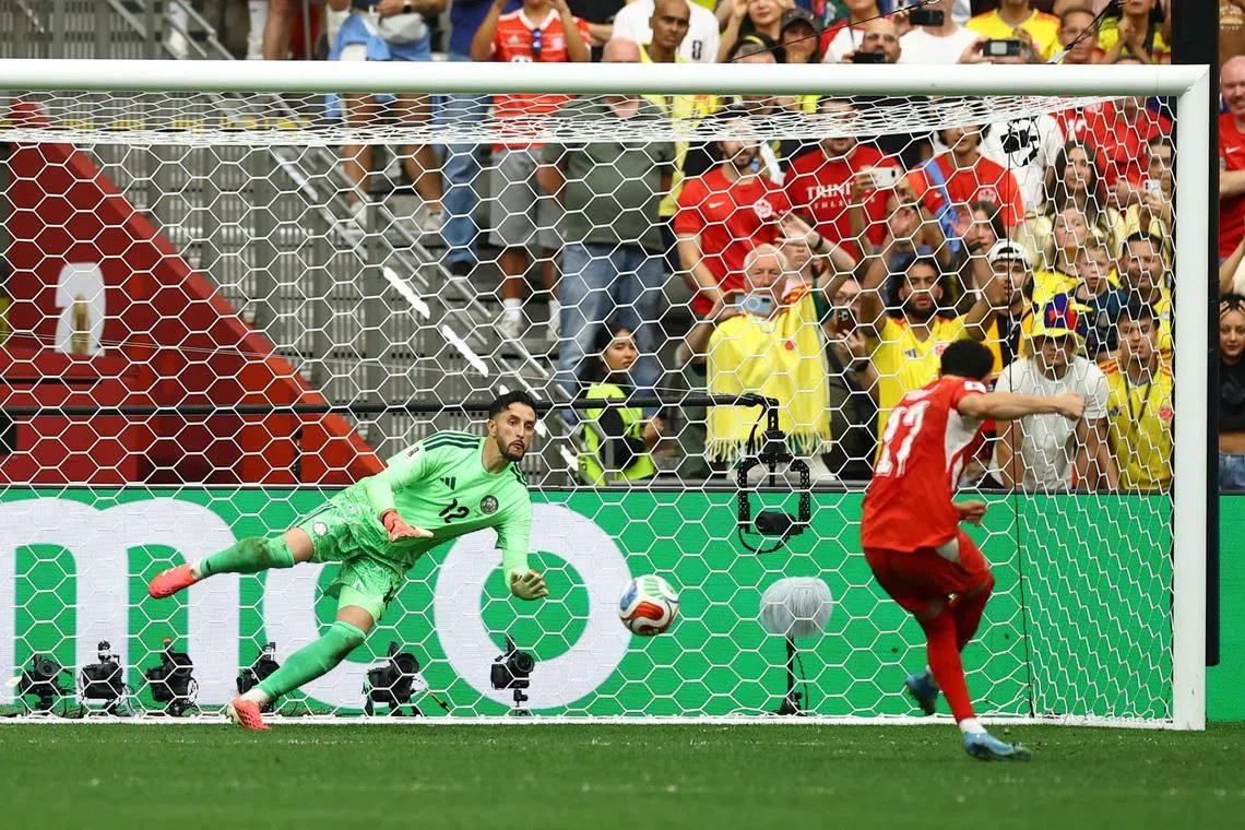 Ruben Vargas scored the winning penalty to send Switzerland to the quarter-finals.