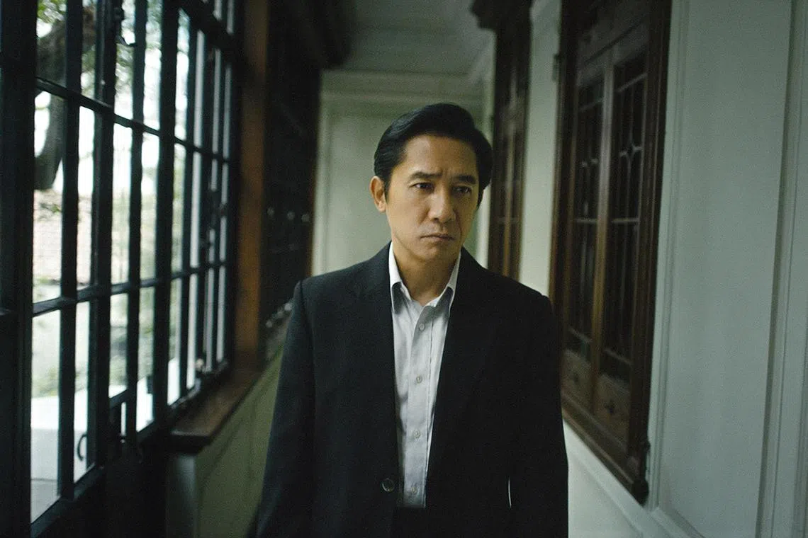 Tony Leung Chiu Wai plays Director He in the Chinese spy thriller Hidden Blade.