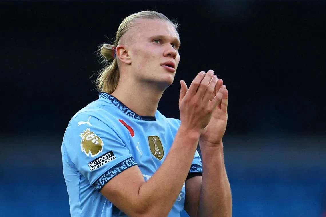 Manchester City striker Erling Haaland was spotted in Malmo on Oct 28, ahead of his friend's match against IFK Gothenburg.