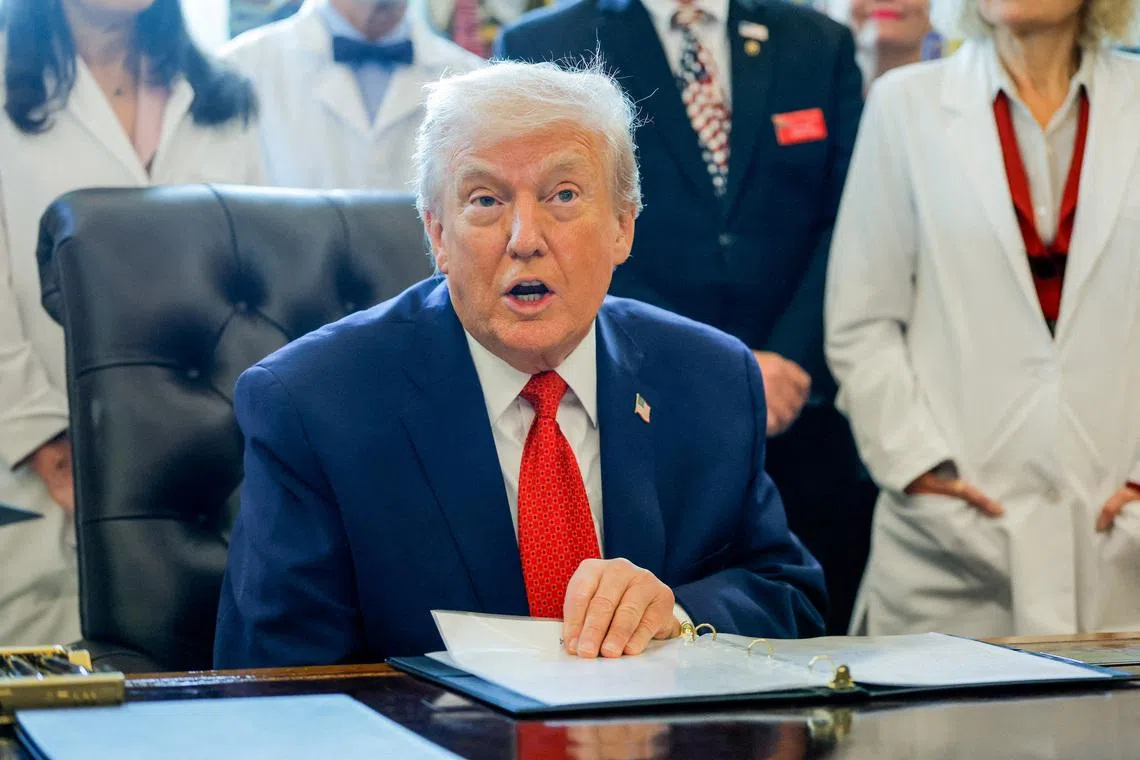 US President Donald Trump seemed unbothered by warnings that there could be a dark side to AI's expansion.