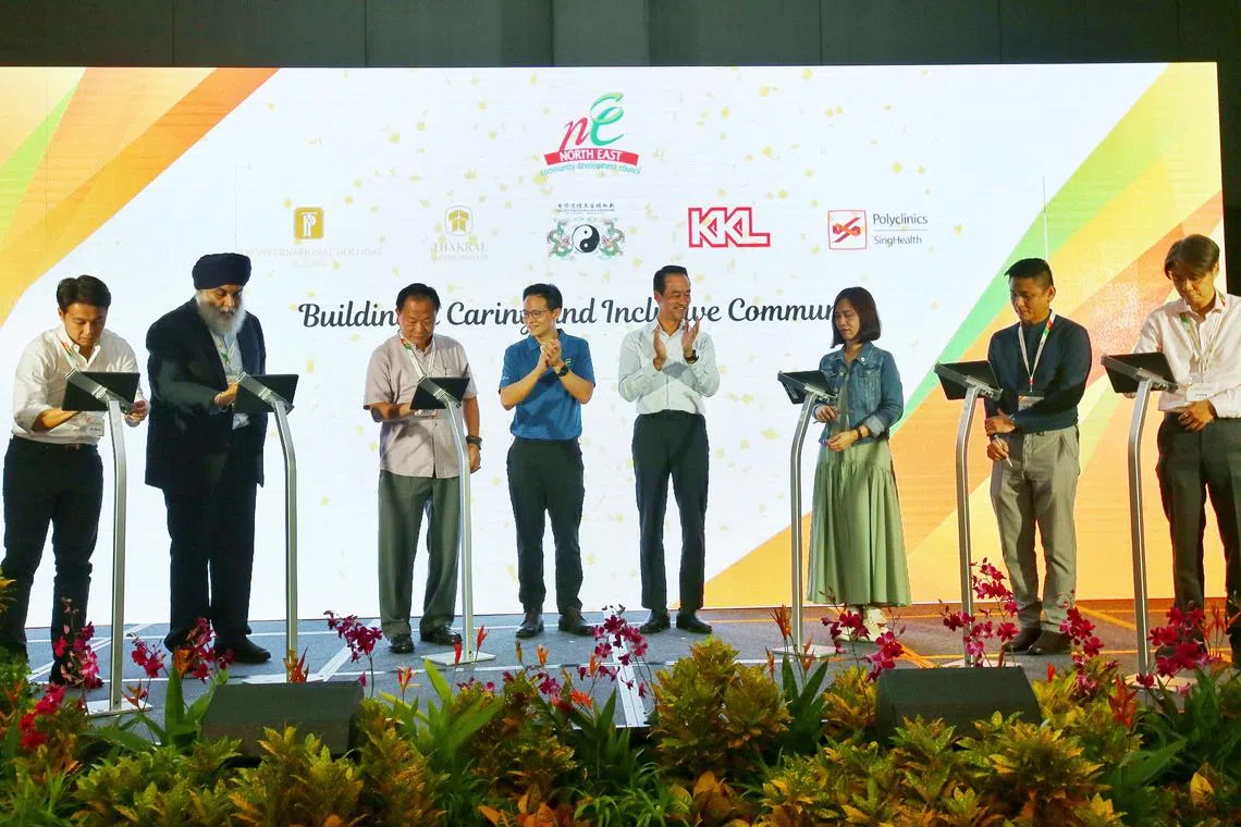 CMG20231012-ChinFC02/特约摄影陈福洲/ 吴金霏 / North East CDC Council Appointment and District Meeting 2023 [ HomeTeamNS - Bedok Reservoir Clubhouse (Grand Ballroom), 900 Bedok North Road, Singapore 479994]