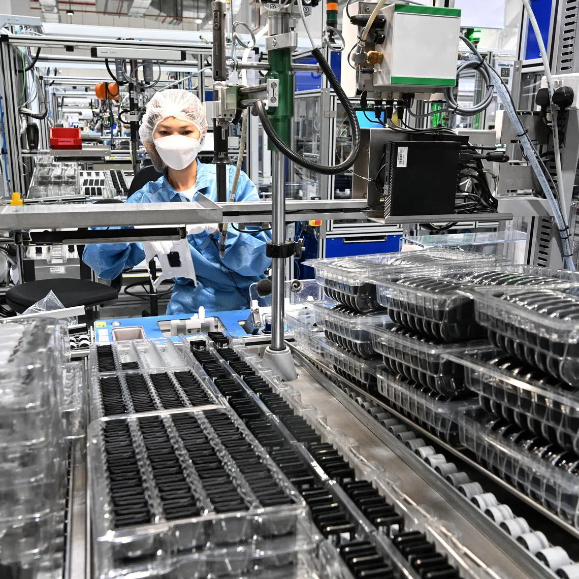 Factory output fell 4.2 per cent year-on-year in March, after falling 8.9 per cent in February.