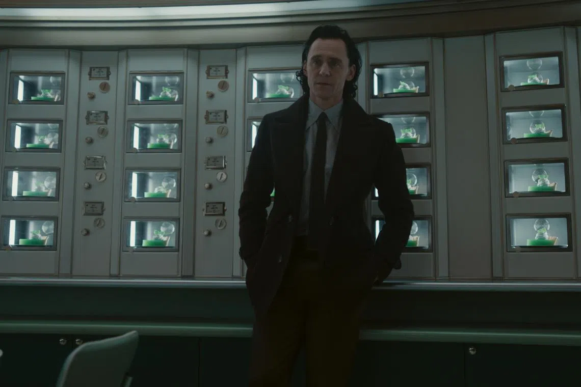Tom Hiddleston as Loki in Season 2 of Loki, which .takes place in the aftermath of the mayhem from the first installment.