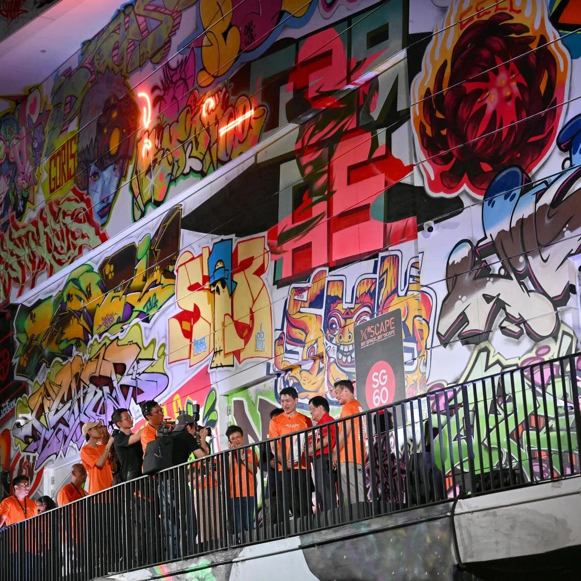 Singapore Book of Records for the Largest Graffiti Art on a building facade at the *SCAPE relaunch on Nov 9, 2025.