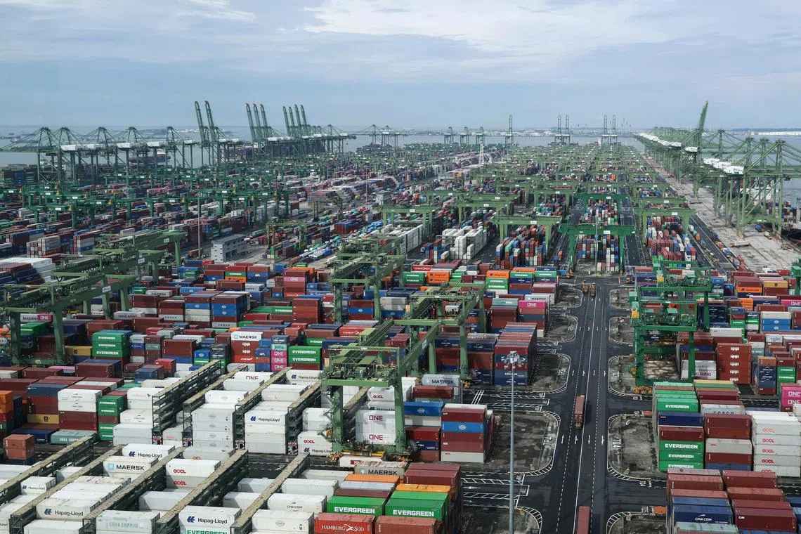 ST20250516_202555400753/ntchee16/Brian Teo/Lee Nian Tjoe/General scenes of Pasir Panjang Terminal on May 16, 2025.ST PHOTO: BRIAN TEO