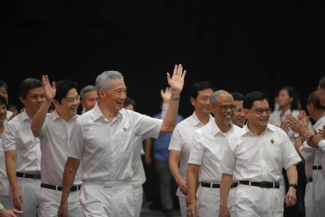 PM Lee noted that the ministers had already chosen Mr Wong to be their leader, a choice endorsed by the PAP MPs.