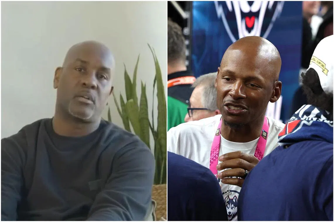 Gary Payton (left) and Ray Allen will attend the live screening at Funan Mall on June 13.