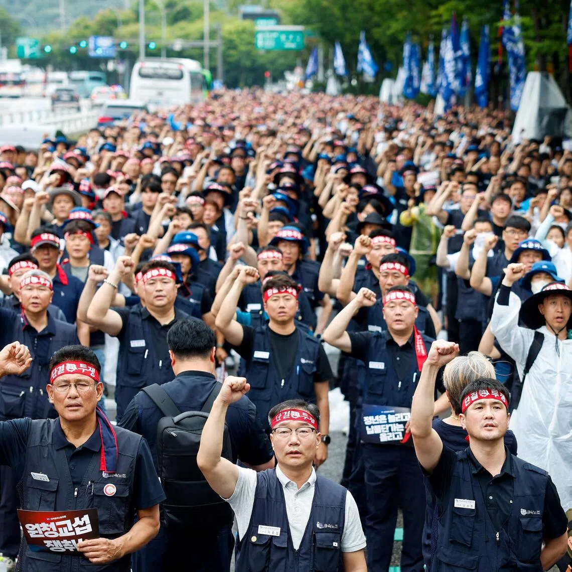 Hyundai Motor says 61.55 per cent of participating union members voted in favour of the agreement on Sept 1.