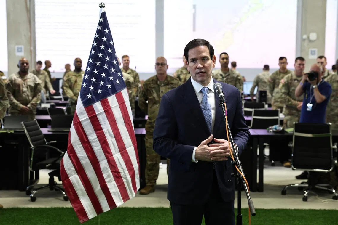 US Secretary of State Marco Rubio met with the families of two captives during his visit to Israel.