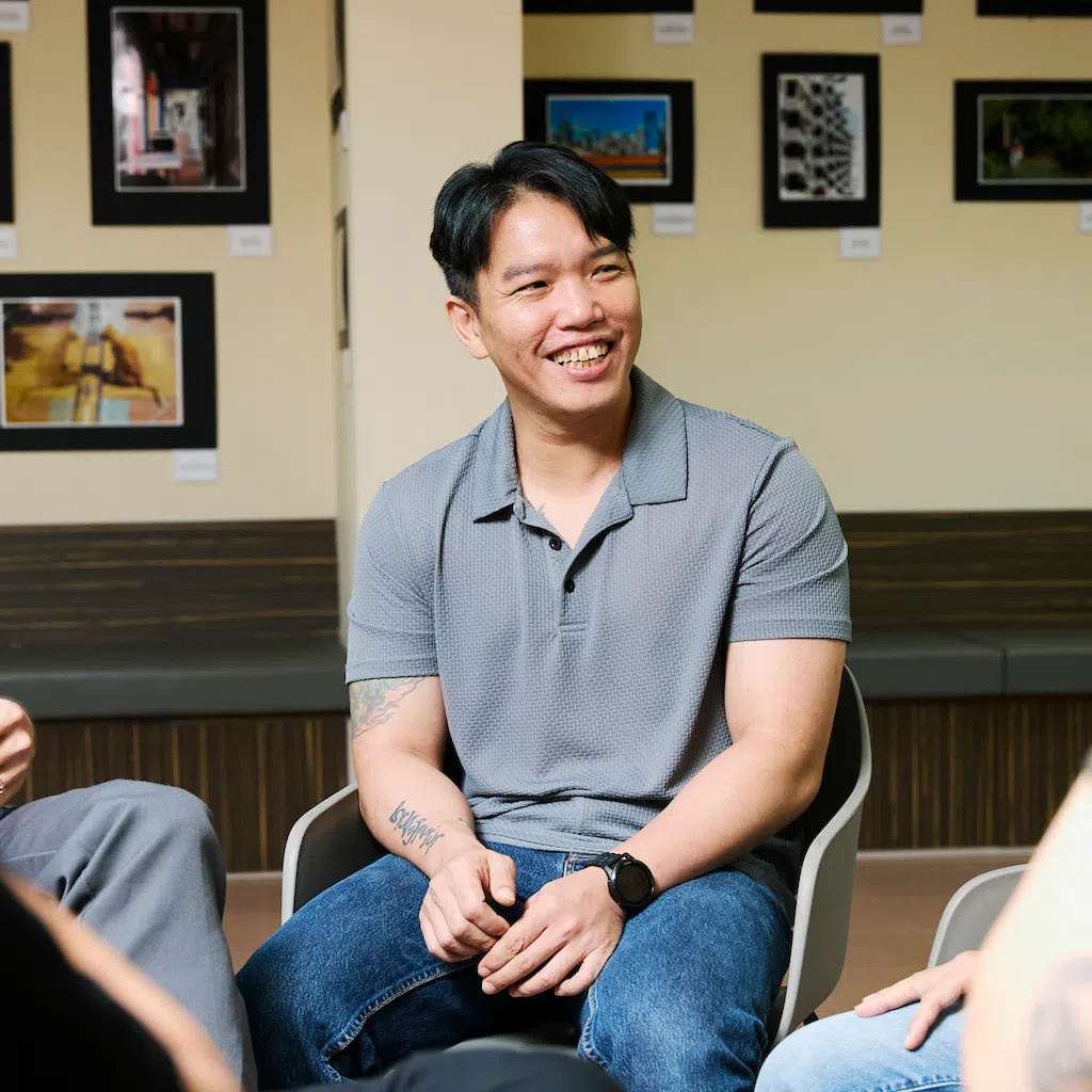 At We Care Community Services, Mr Scott Teo has found a network to help him overcome his addiction and given him renewed purpose as he works as a recovery guide there. PHOTO: SPH MEDIA