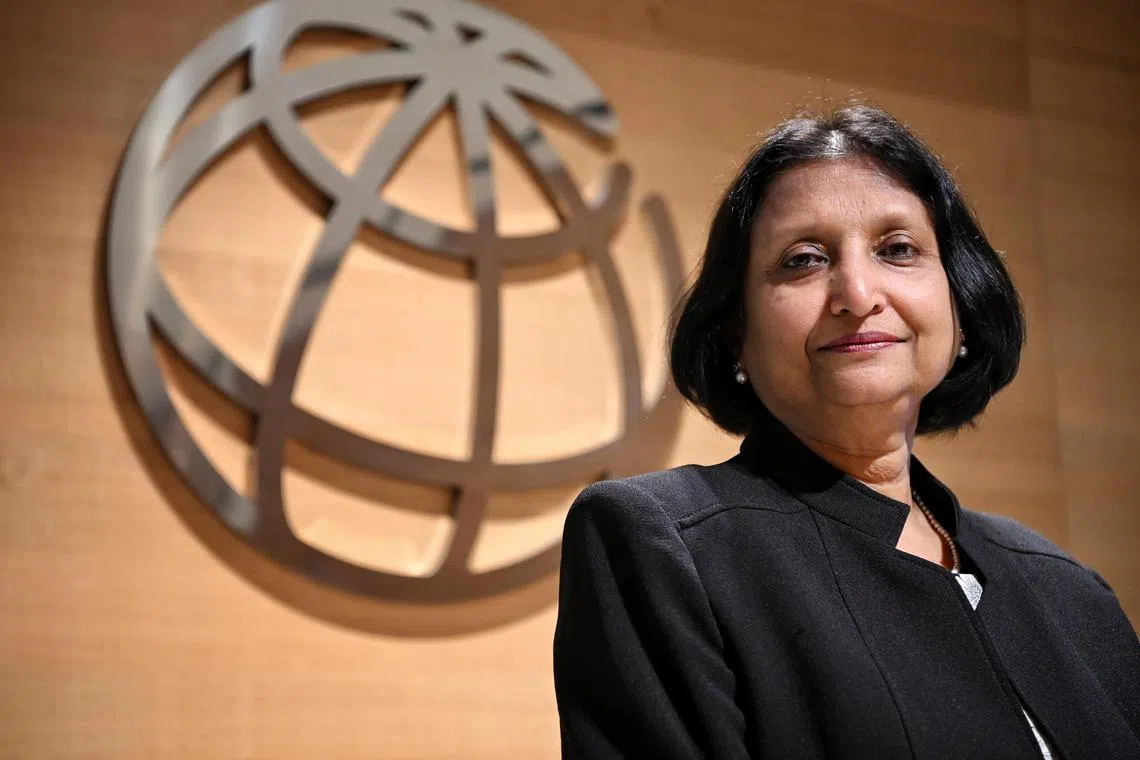 Anshula Kant, World Bank MD and CFO at the Marina Bay Financial Centre.