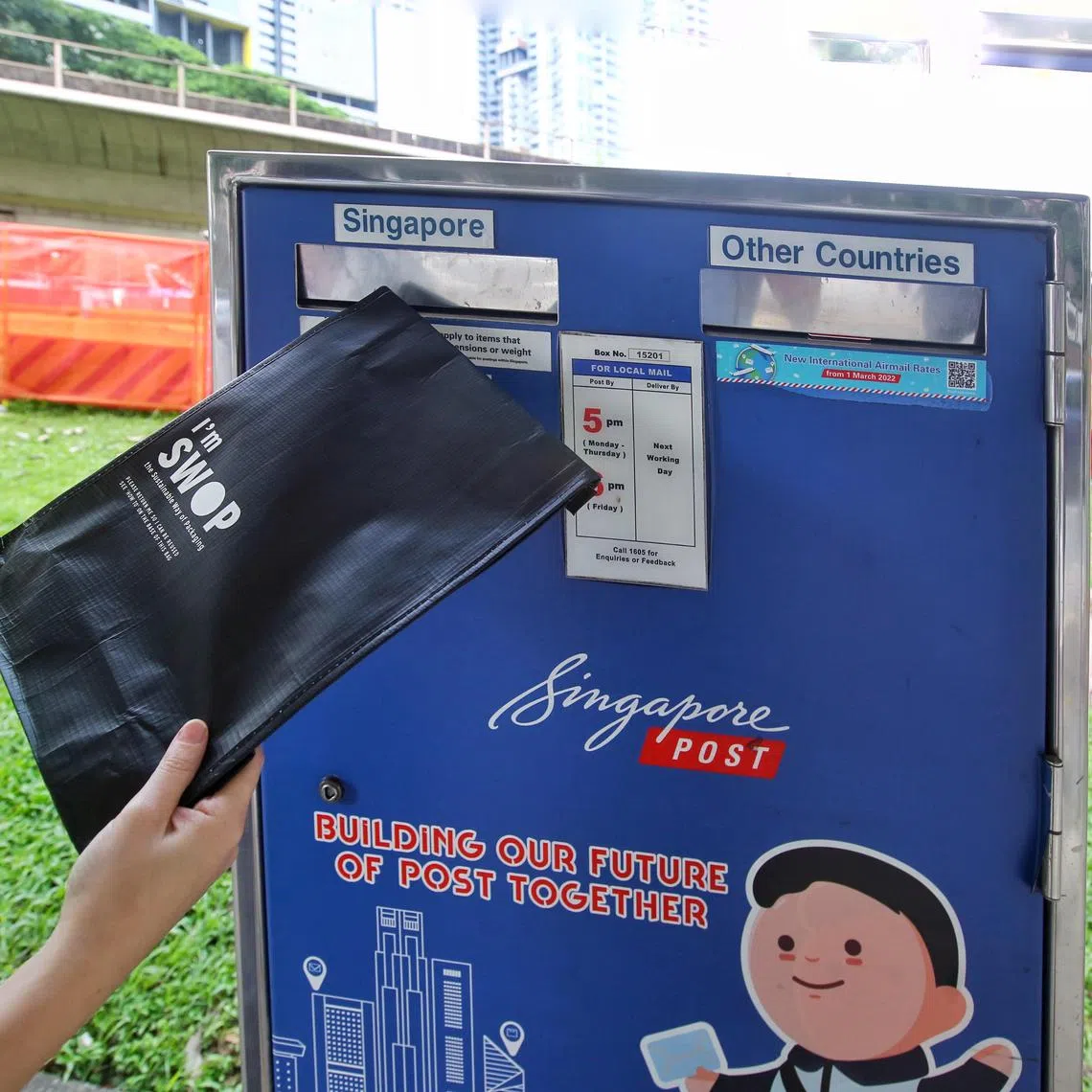 Over six months from April to September 2022, about 5,000 parcels out of 15,000 transactions were in reusable packaging.