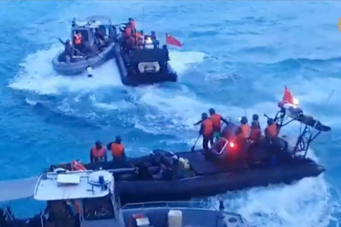 The latest escalation came in a face-off between Chinese coast guard and Philippine naval vessels on June 17. 