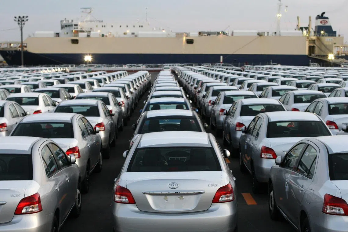 Japan’s exports rose at a faster pace in July helped by a weak yen and a pickup in the auto sector,