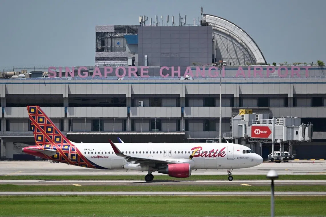 Perak state executive council member Loh Sze Yee welcomed passengers on the inaugural flight on Dec 8, 2025.