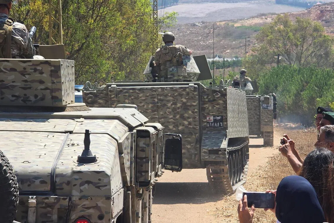 Lebanese army deployed in southern town after Israeli withdrawal, official says