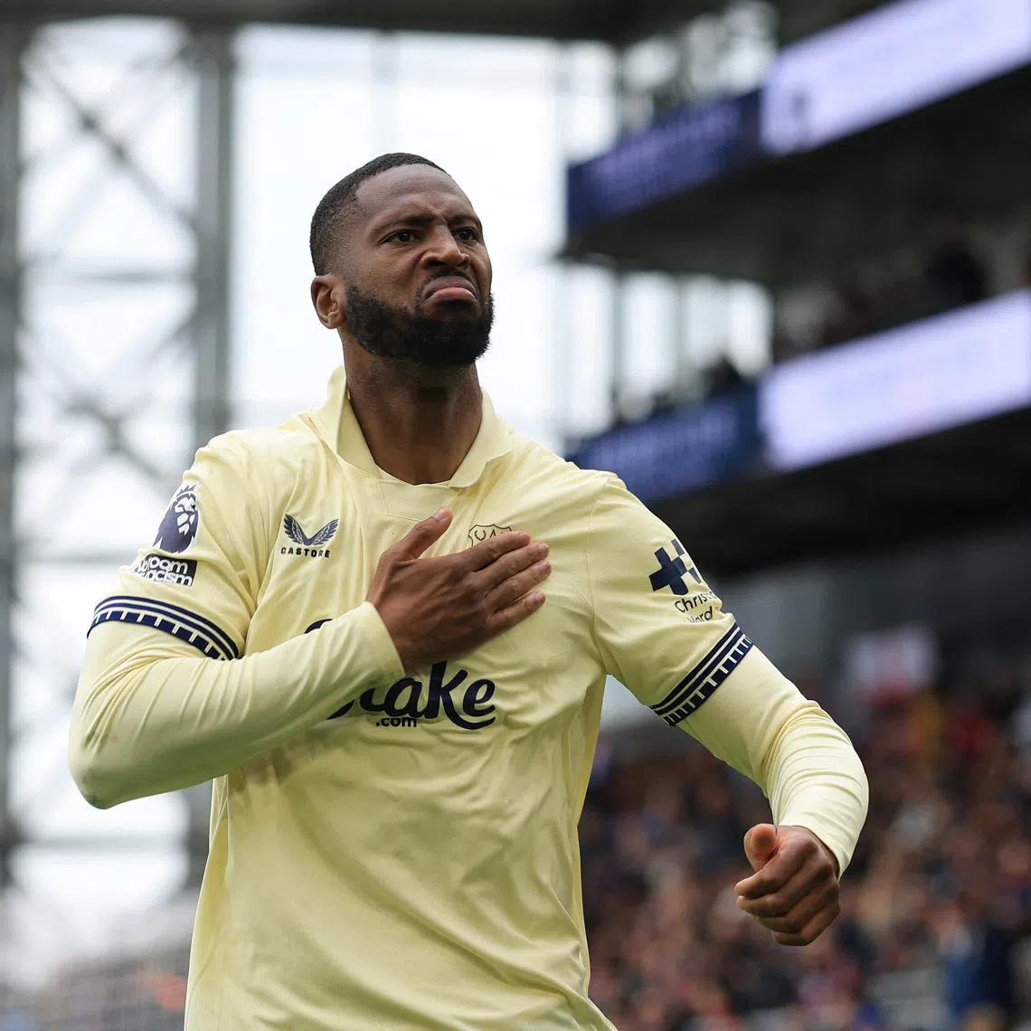 Soccer Football - Premier League - Crystal Palace v Everton - Selhurst Park, London, Britain - May 10, 2026 Everton's Beto celebrates scoring their second goal Action Images via Reuters/Paul Childs