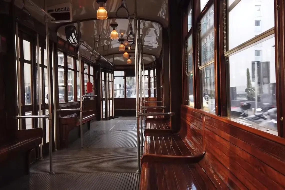 The case came to light after a woman on a Milan tram spotted an off-duty driver viewing phone images of women filmed on public transport.