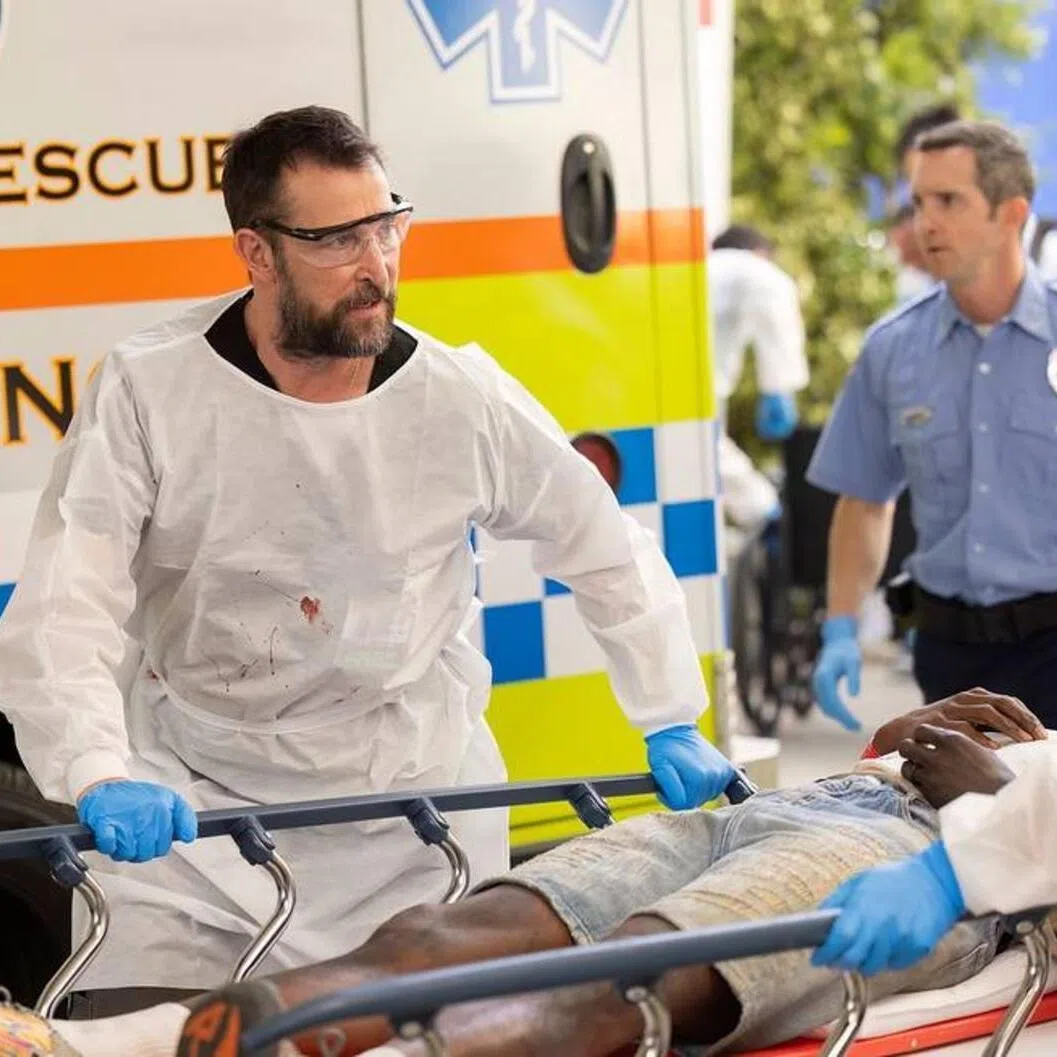 The Pitt – starring Noah Wyle – follows the stressed-out workers in a Pittsburgh hospital emergency room, with each episode unfolding in real time.