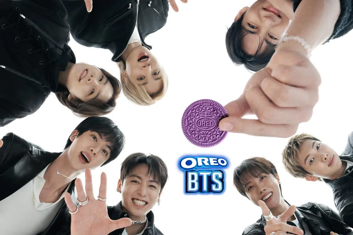 The Oreo and BTS cookies will be rolled out across more than 80 markets worldwide. 