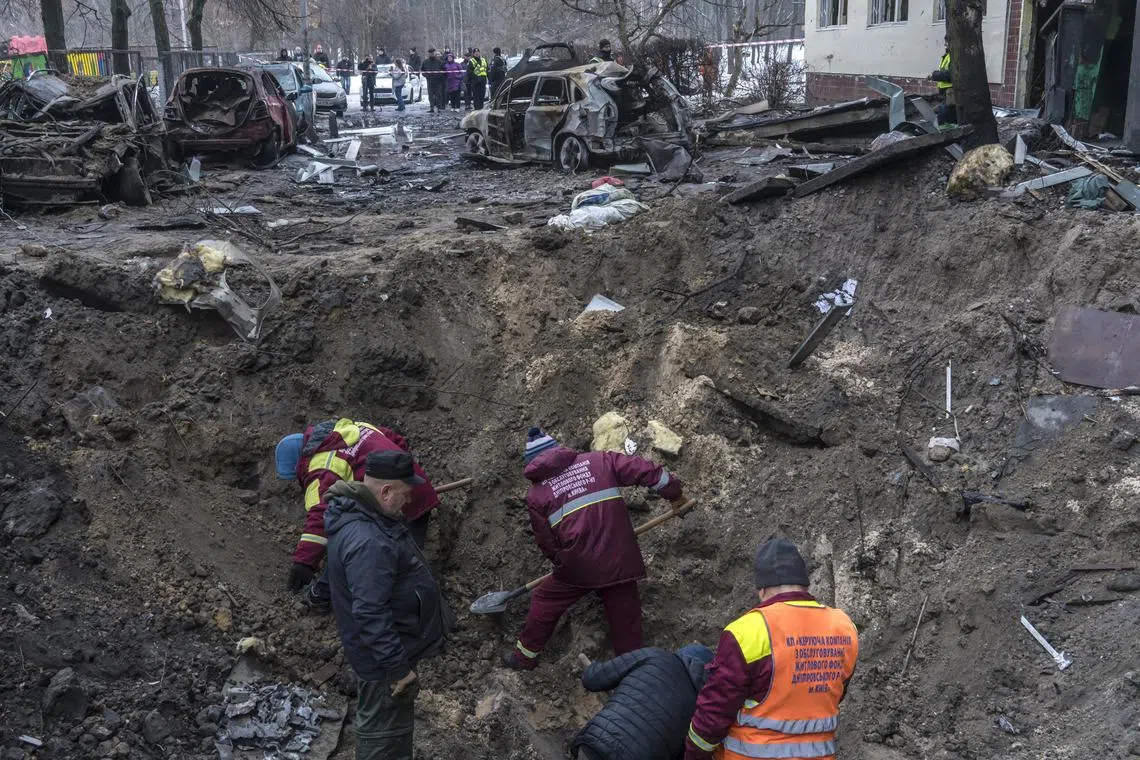 On Dec 12, 53 people were injured by a salvo of Russian missile strikes on Kyiv, the heaviest on the capital in months.