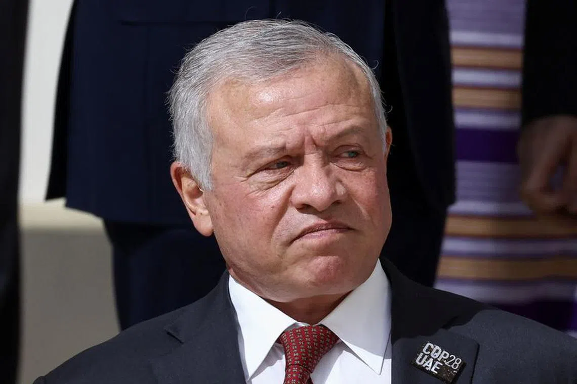 FILE PHOTO: Jordan's King Abdullah II attends the United Nations Climate Change Conference (COP28) in Dubai, United Arab Emirates, December 1, 2023. REUTERS/Amr Alfiky/File Photo