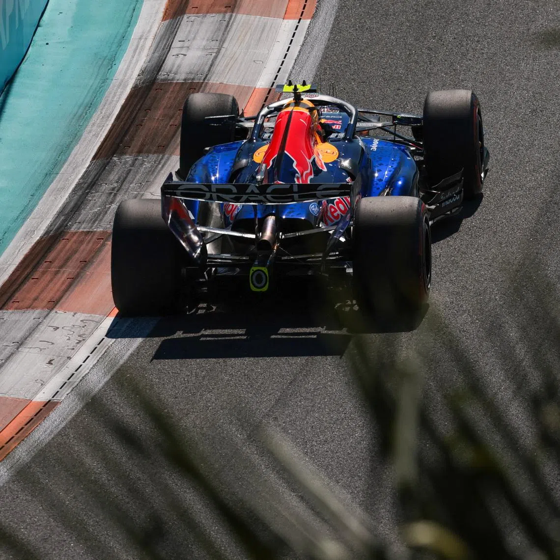 May 2, 2026; Miami Gardens, FL, USA; Red Bull Racing driver Isack Hadjar (6) during qualifying for the F1 Miami Grand Prix at Miami International Autodrome. Mandatory Credit: Sam Navarro-Imagn Images