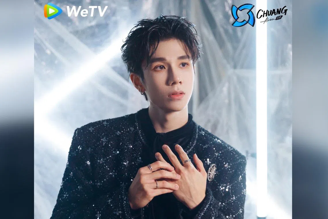 Singer Whylucas is the only Singaporean contestant on regional idol survival show Chuang Asia 2.