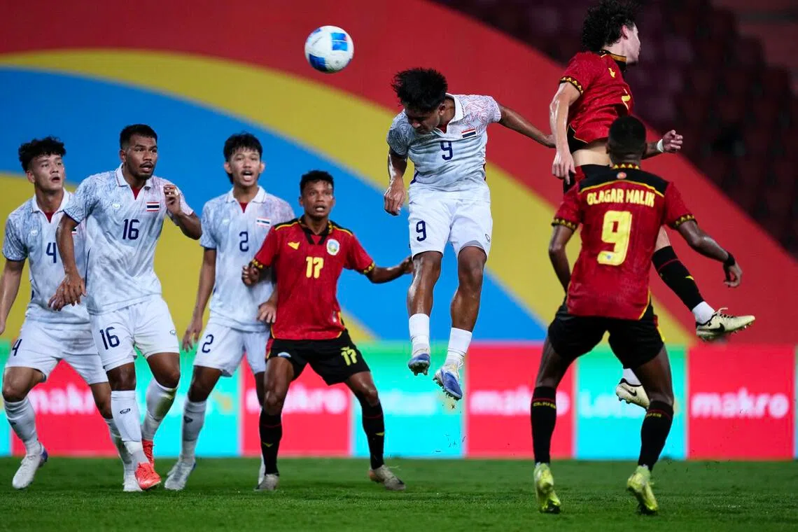SEA Games 2025: Thailand get off to fine start in men’s football with rout of Timor-Leste